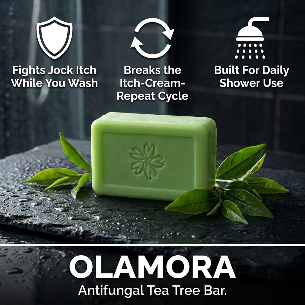 OLAMORA Antifungal Tea Tree Bar