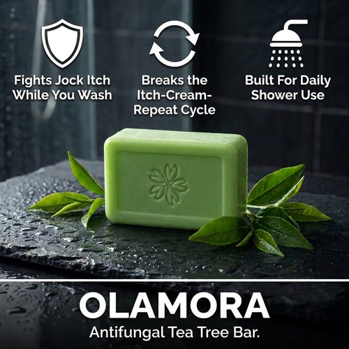 OLAMORA Antifungal Tea Tree Bar